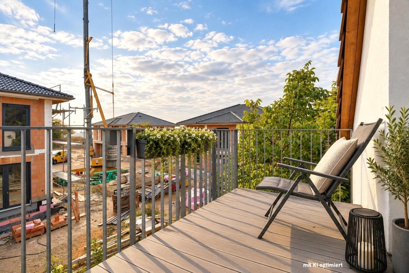 Blick Balkon (derzeit Baustelle)