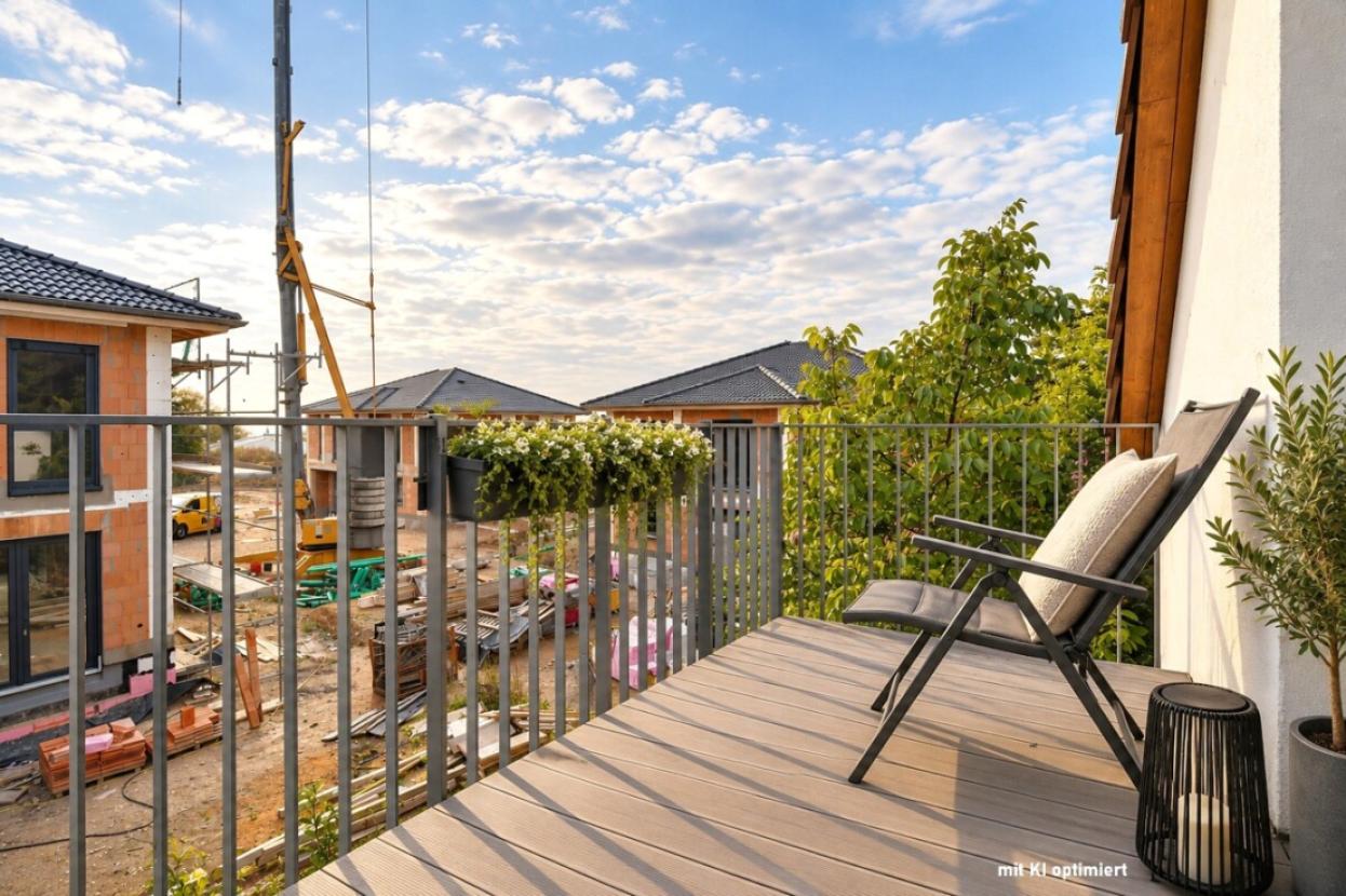 Blick Balkon (derzeit Baustelle)