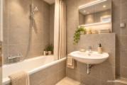 ... mit Badewanne