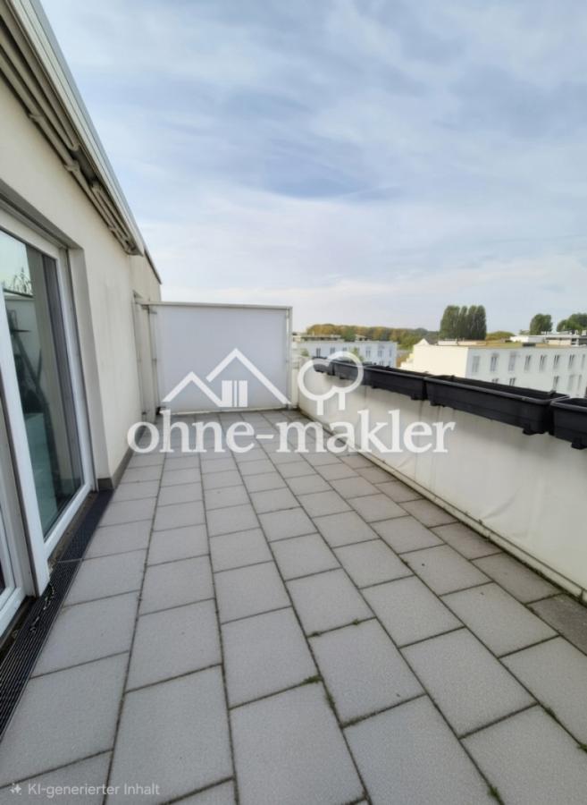 Balkon mit elektr. Markise