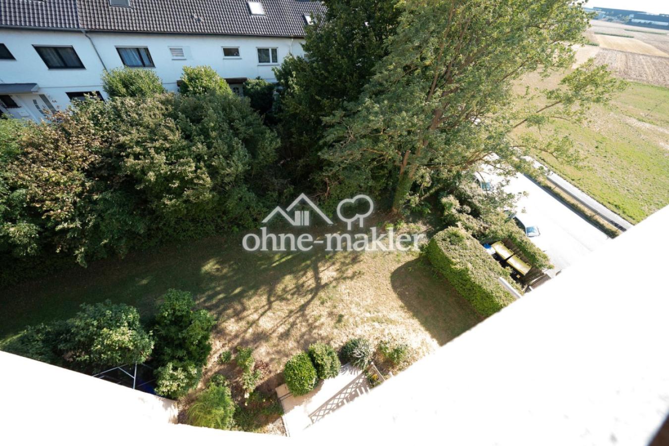 Blick vom Balkon