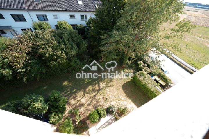Blick vom Balkon