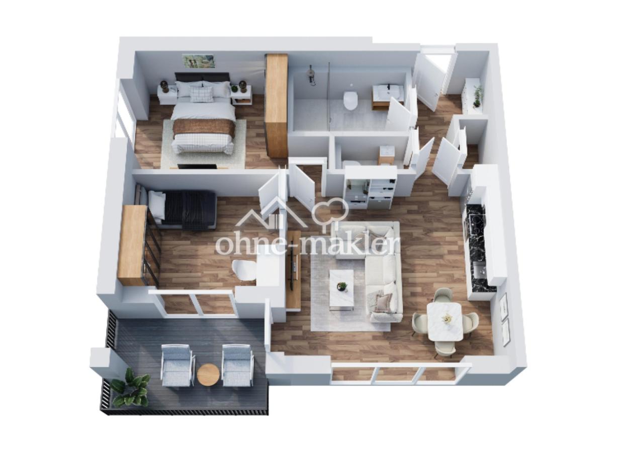 3D Grundriss Obgerschoss nr.5