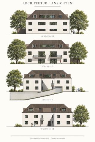 Rendering Fassadenansichten