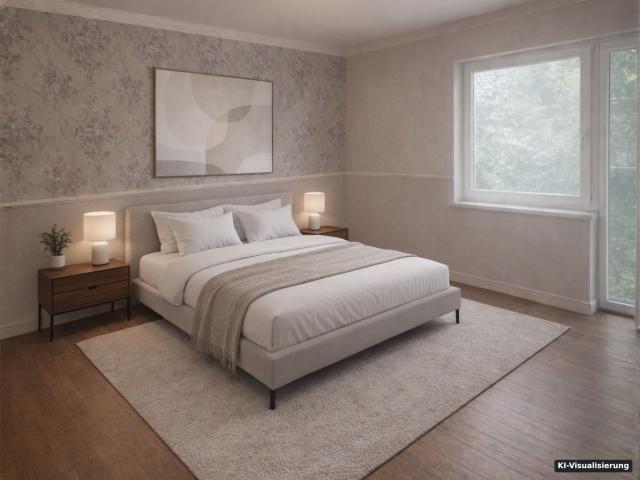 KI-Visualisierung – Schlafzimmer 1. OG