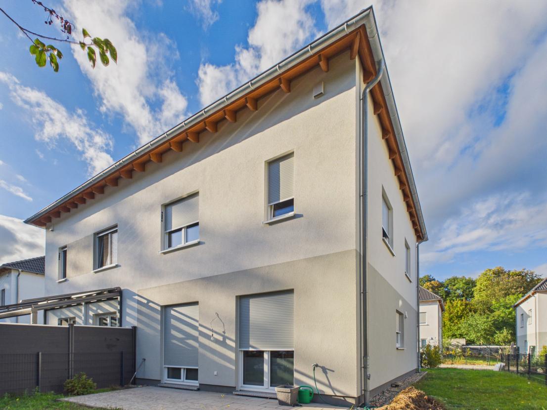 Haus und Terrasse