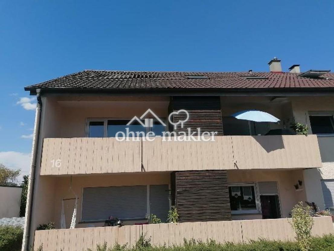 Südbalkon auf linker Hälfte 