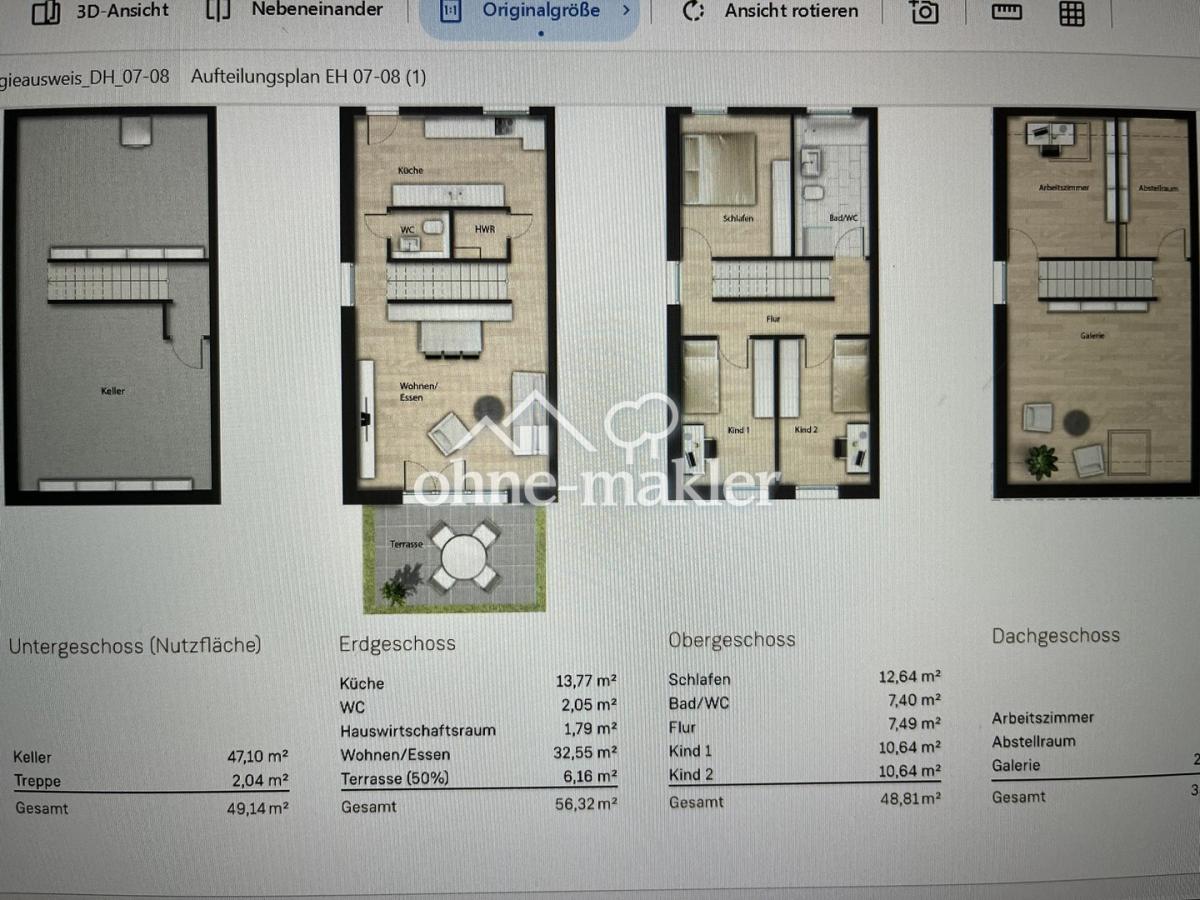 Grundrisse Etagen