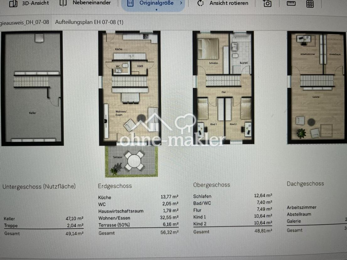 Grundrisse Etagen