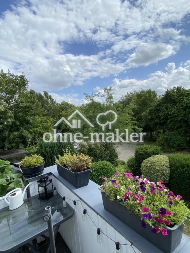 Balkon Ausblick Sommer