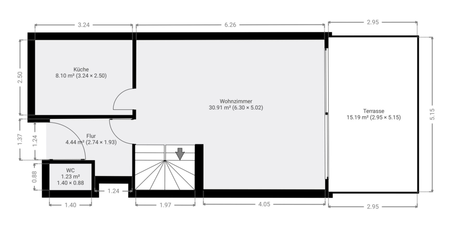 Grundriss Skizze EG