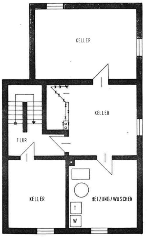 Grundriss Skizze UG
