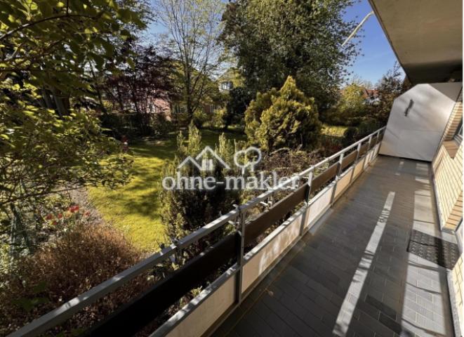 Südbalkon und Garten