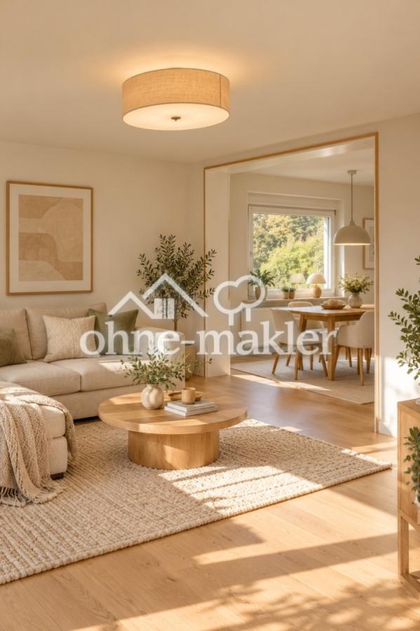 Wohnzimmer KI-Generiert