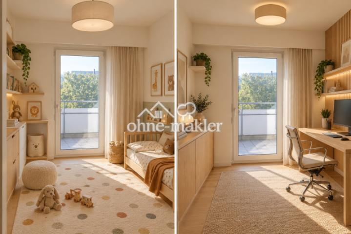 Kinderzimmer/Büro KI-Generiert