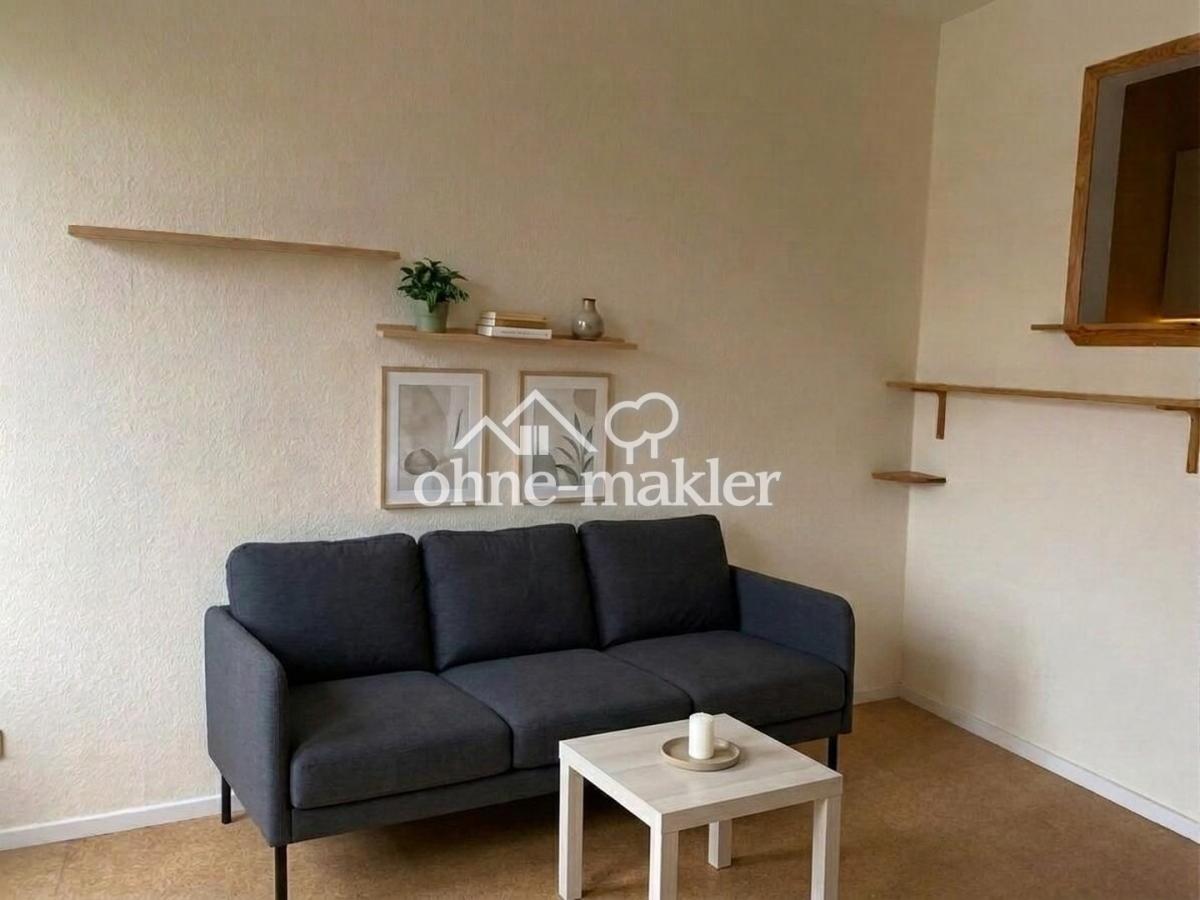 Wohnbereich mit neuem Sofa (Vi