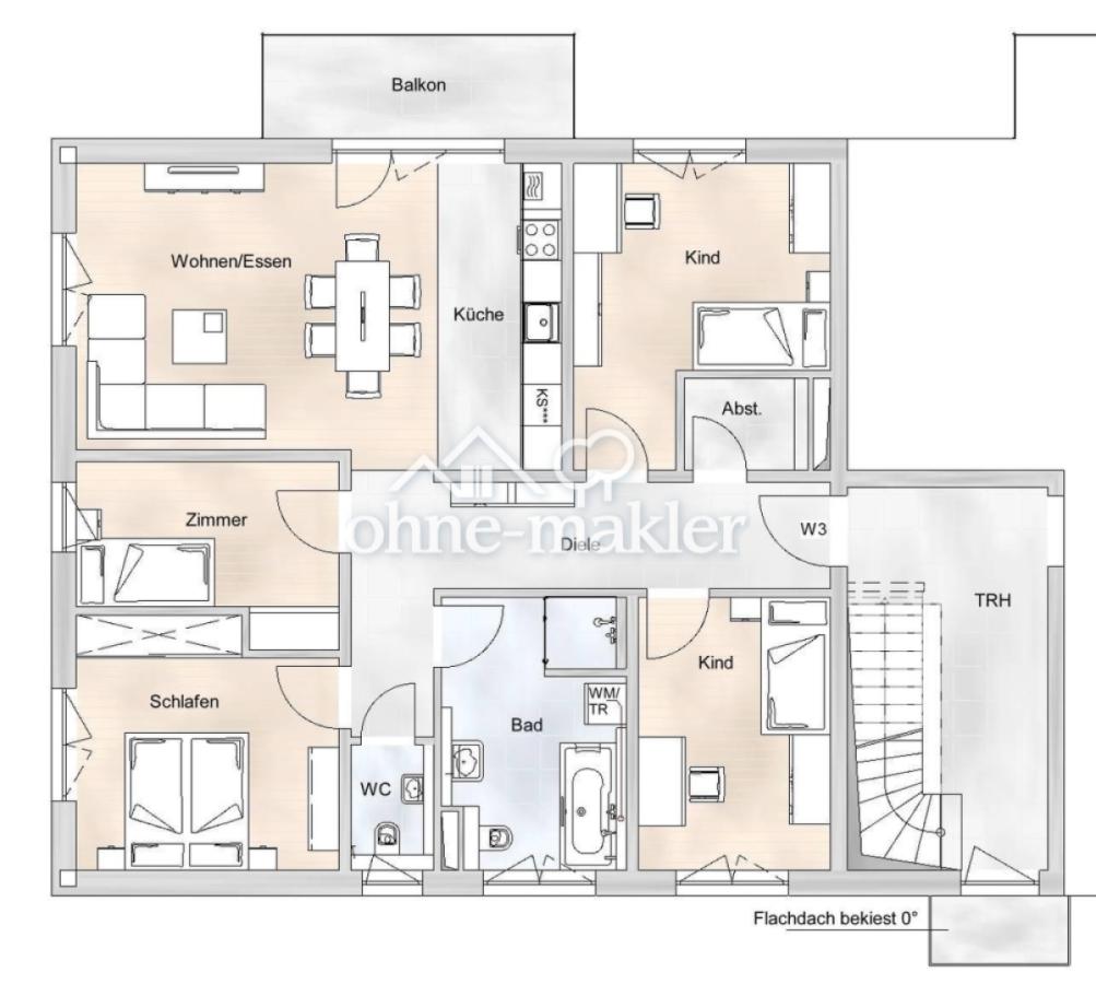 Grundriss Wohnung 3