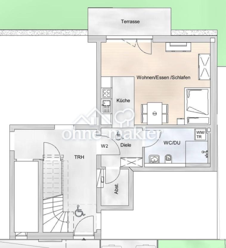 Grundriss Wohnung 2