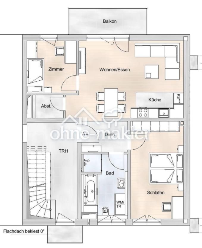Grundriss Wohnung 4