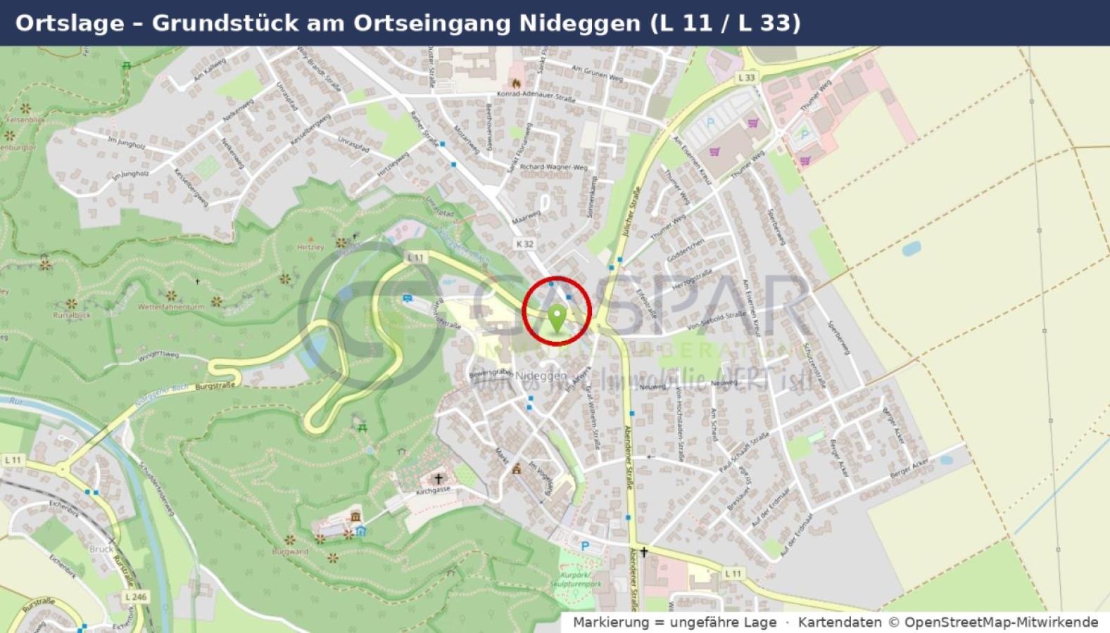 Lageplan Ortslage