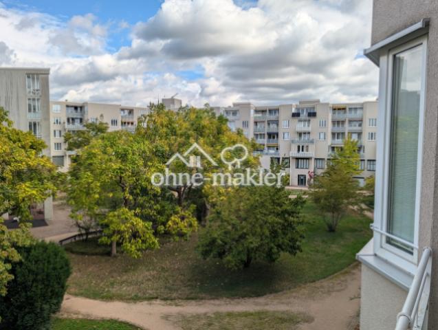 Blick vom Balkon