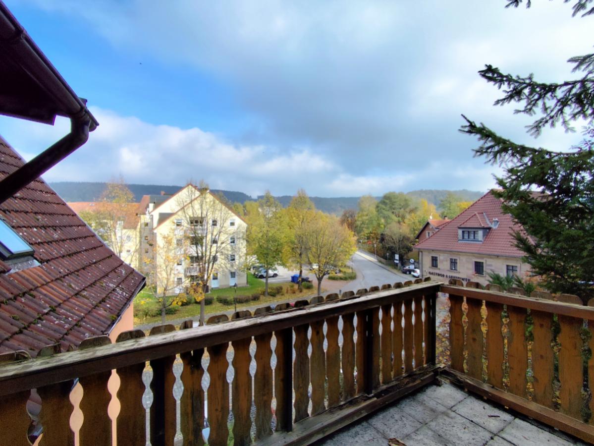Haupthaus Ausblick von der Terrasse