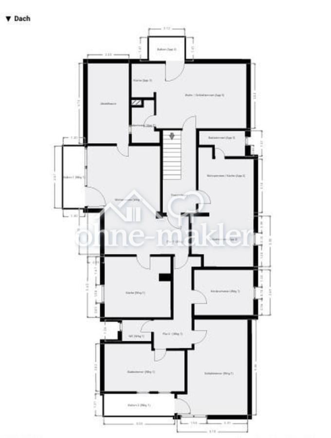 Grundriss DG-Wohnung
