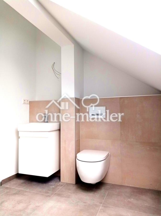 Badezimmer im Dachgeschoss