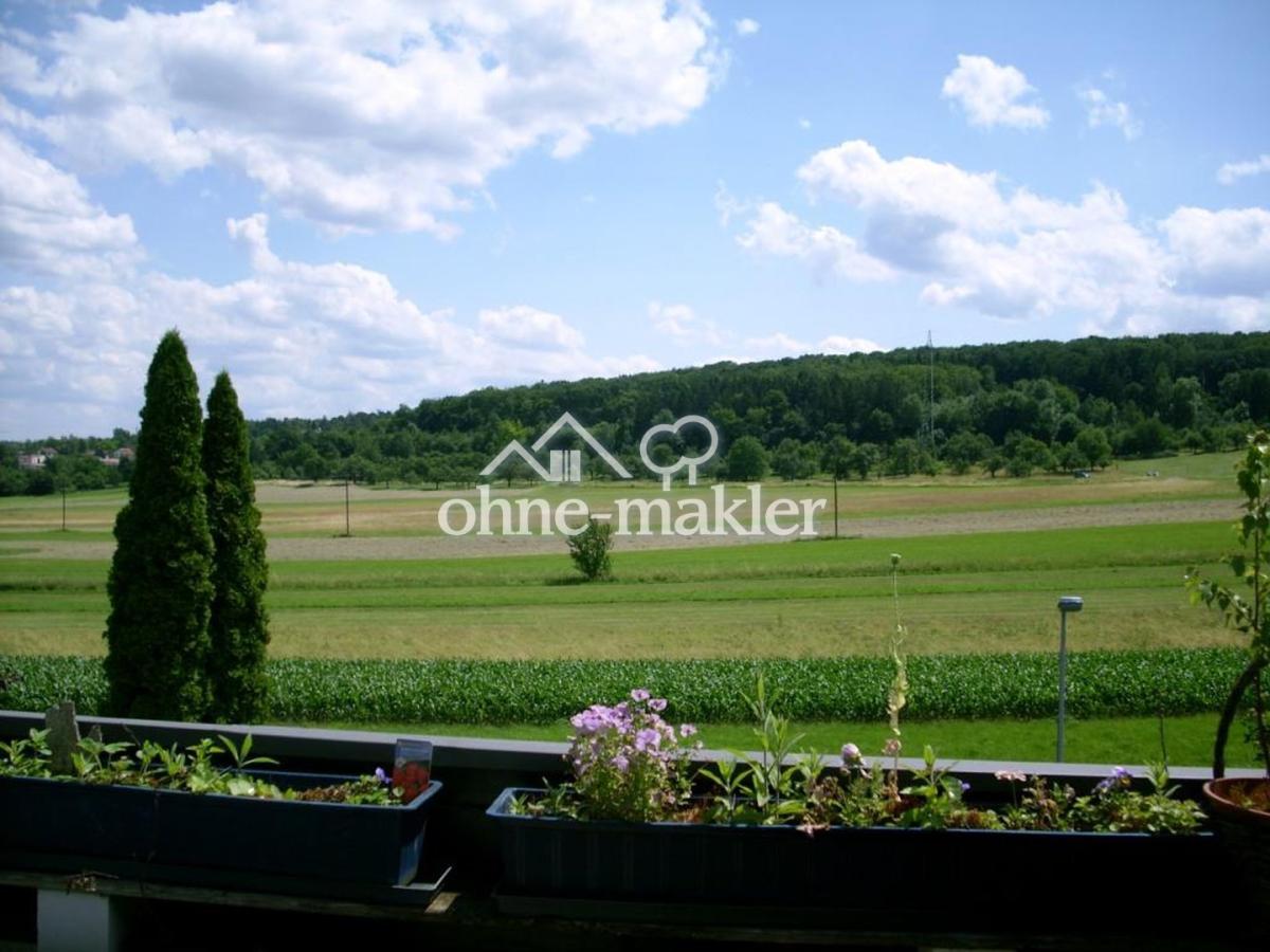Blick vom Balkon