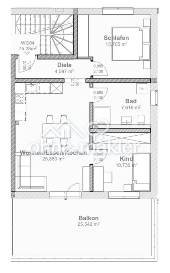 Grundriss Wohnung Nr. 4