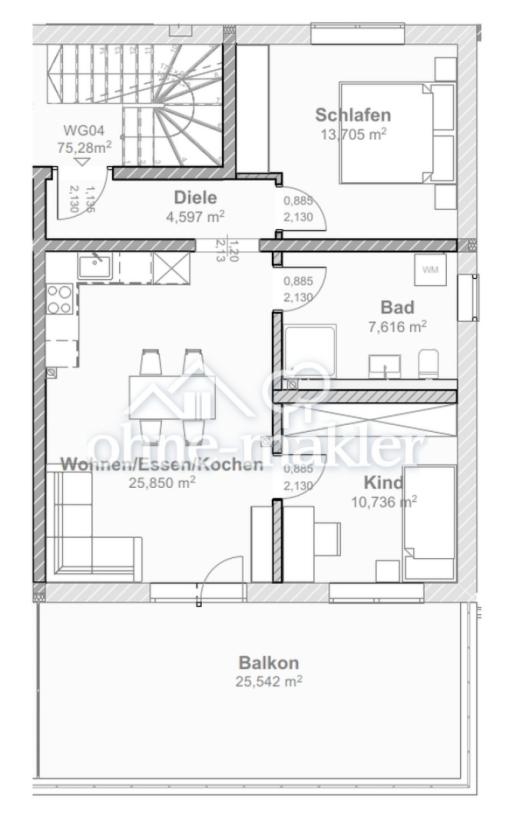 Grundriss Wohnung Nr. 4