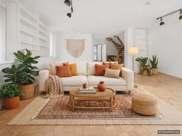 Wohnzimmer (KI-Visualisierung)