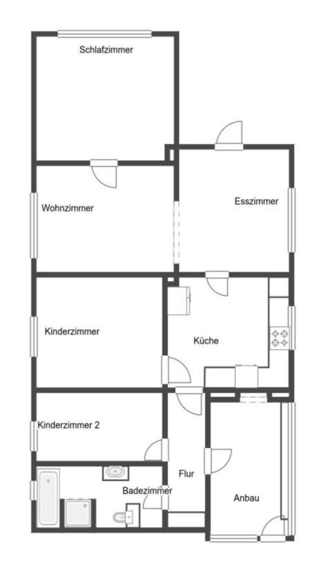 Grundriss Skizze EG