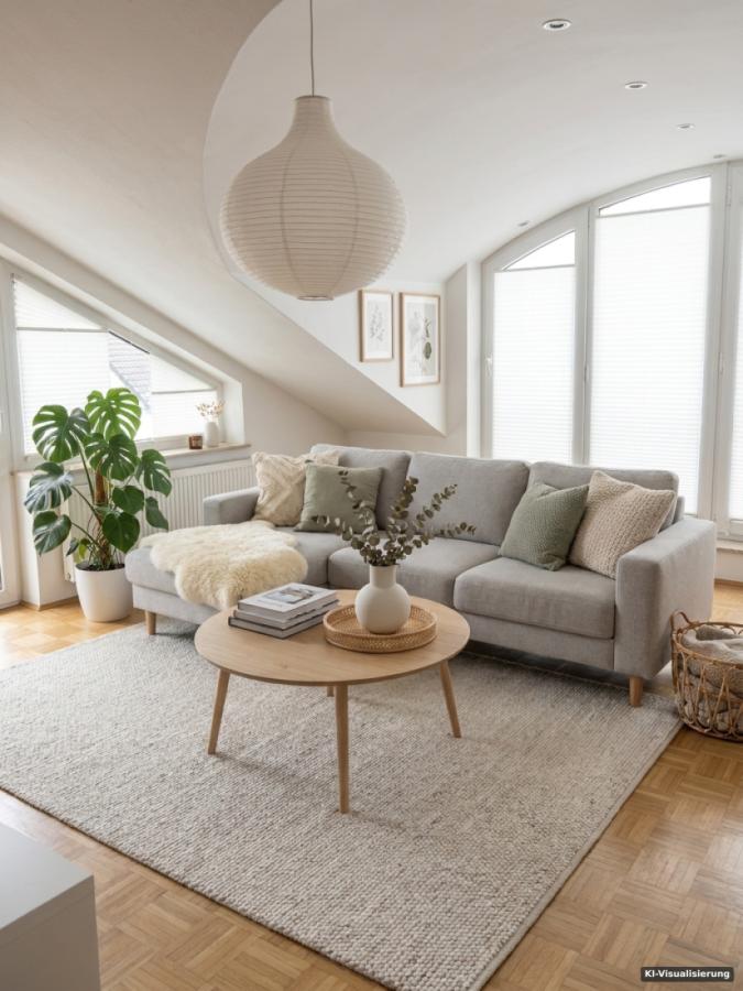 KI-Visualisierung – Wohnzimmer