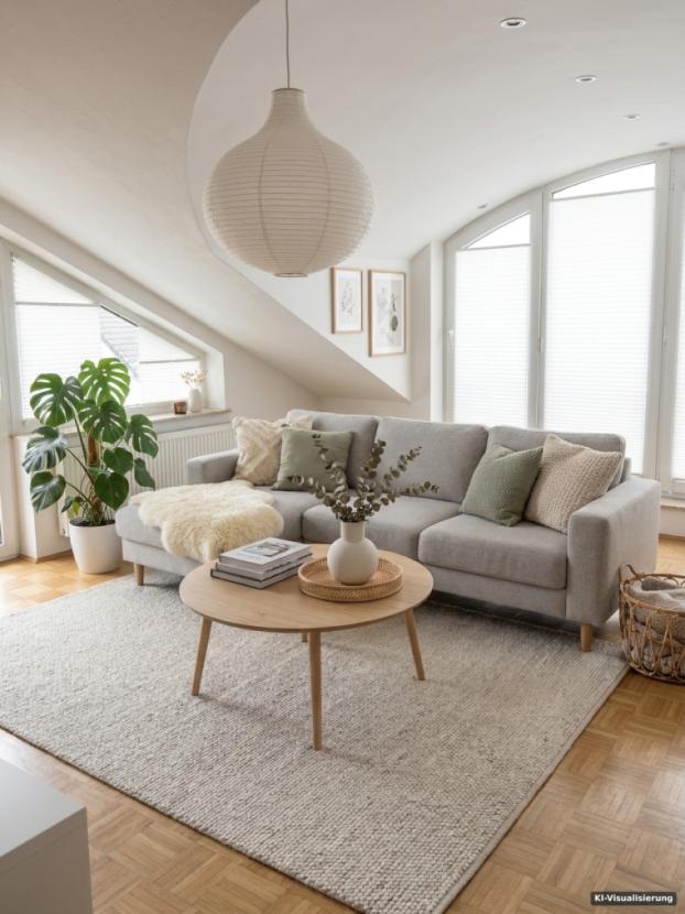 KI-Visualisierung – Wohnzimmer