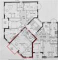 Grundriss – Wohnung markiert