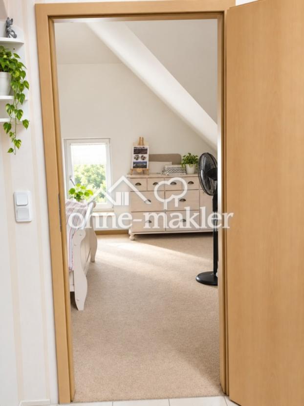 Blick ins 1. Schlafzimmer