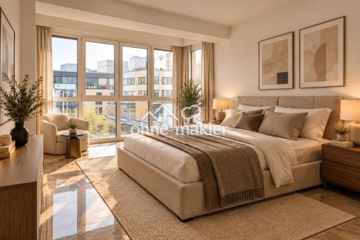 Schlafzimmer (KI-Visualisiert)