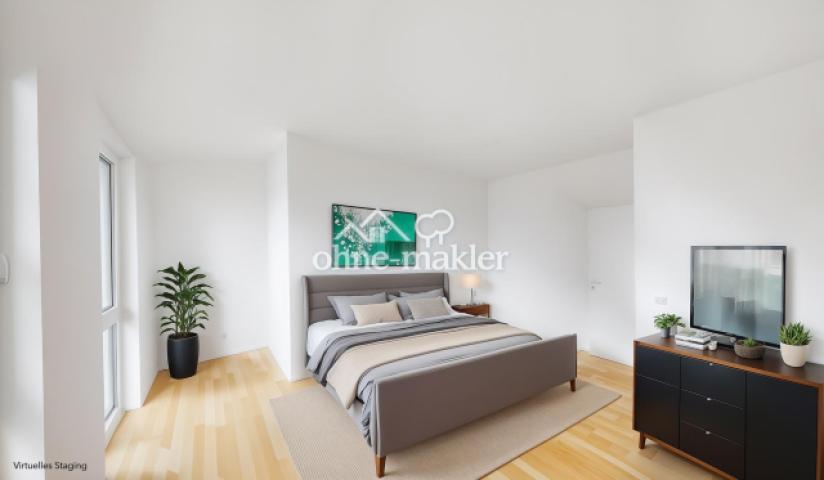 Schlafzimmer virtuell möbliert