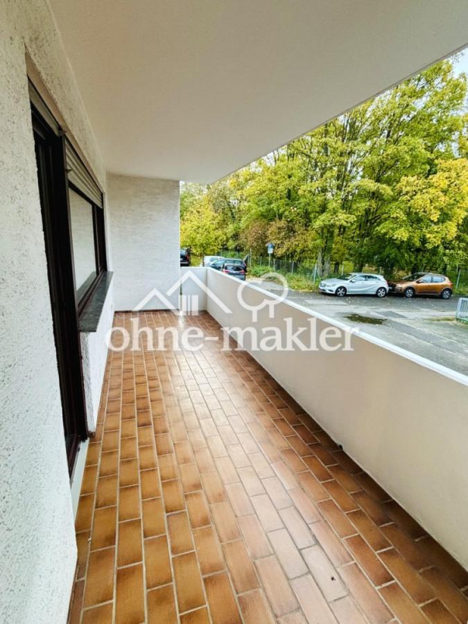 Der große Südbalkon..