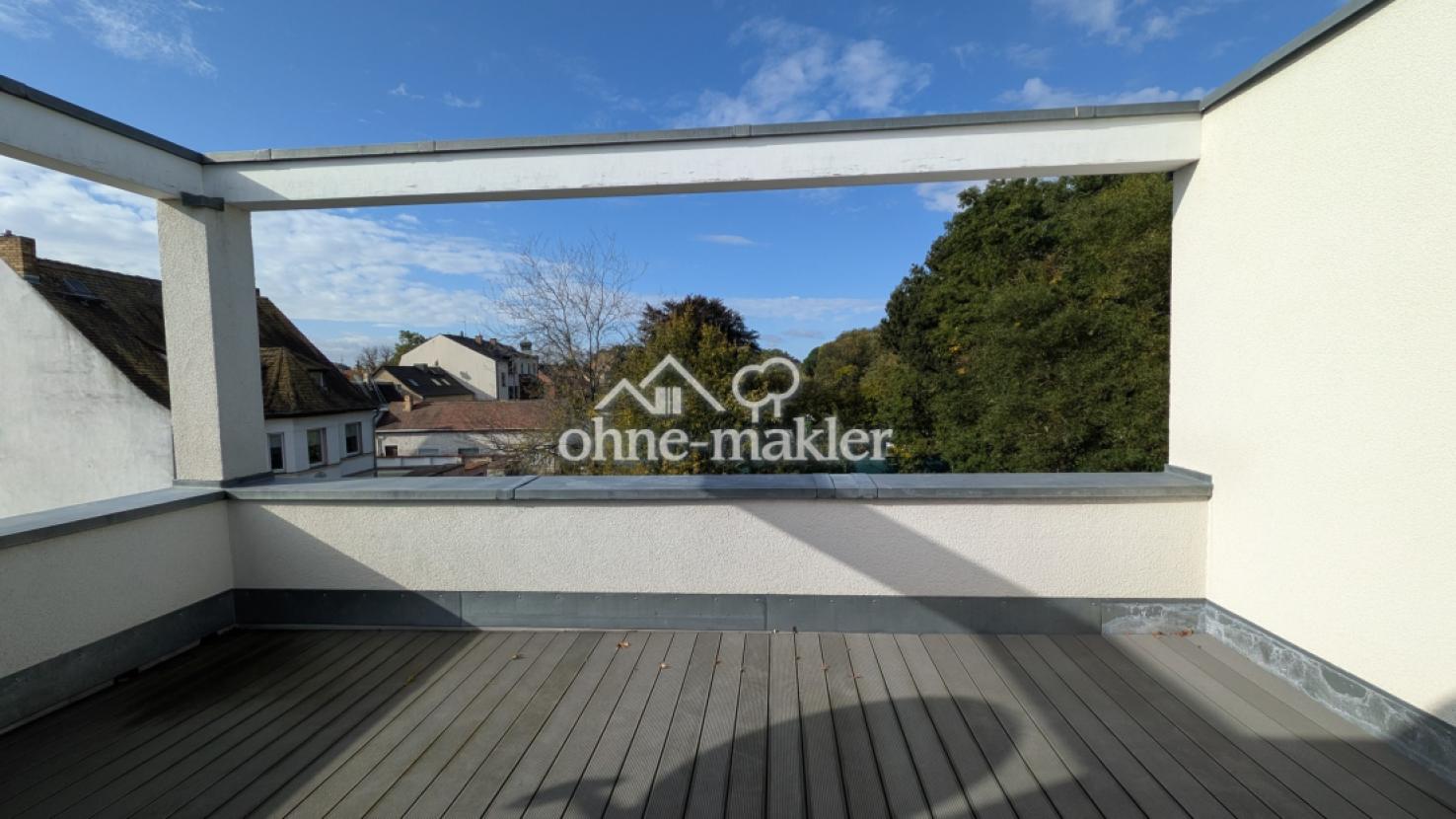 Blick von Dachterrasse