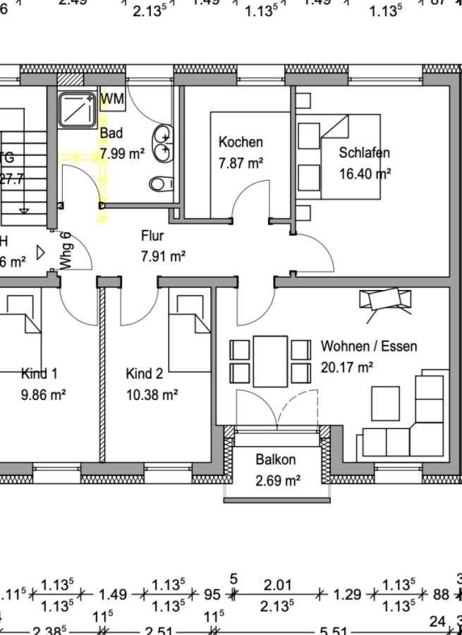 Grundriss WHG 6, Haus 4 