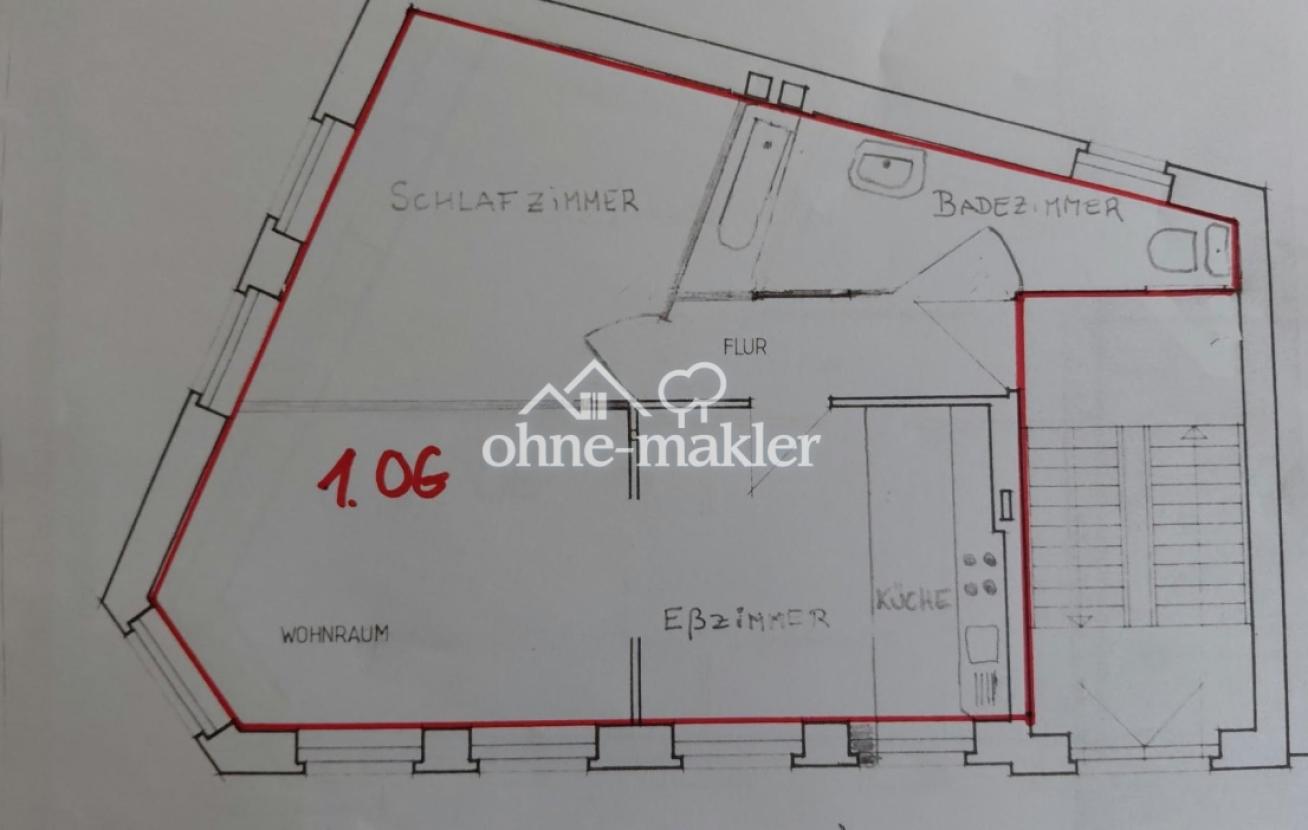 Grundriss Obergeschoss 1 bis 3