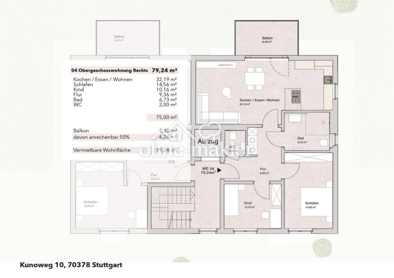 WE04 Grundriss Obergeschoss