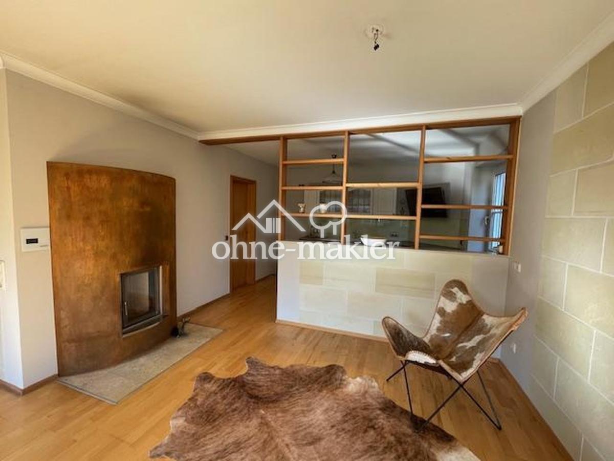 Wohnzimmer, Blick offene Küche