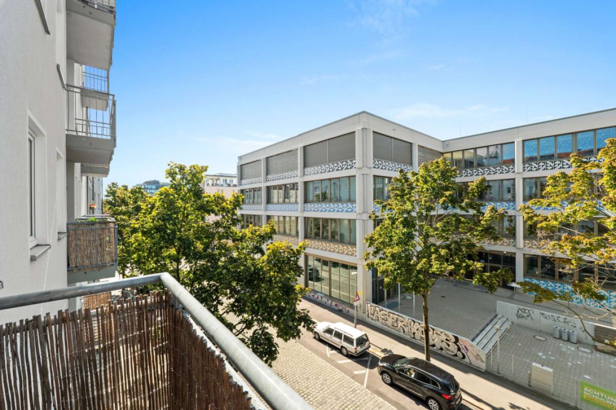 Ausblick Balkon