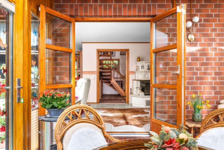 Blick in das Wohnzimmer