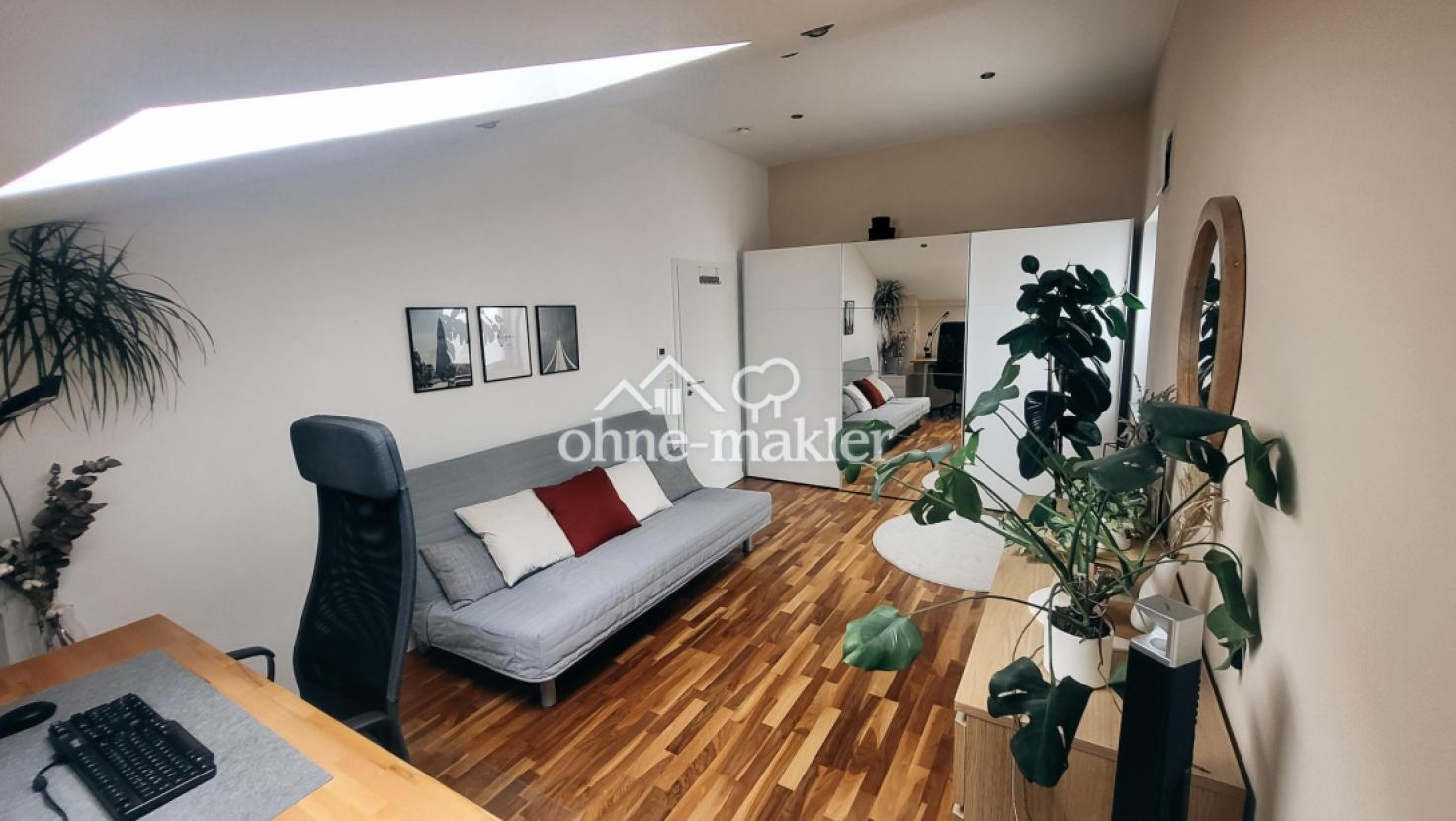 Schlafzimmer/Büro (Beispiel)