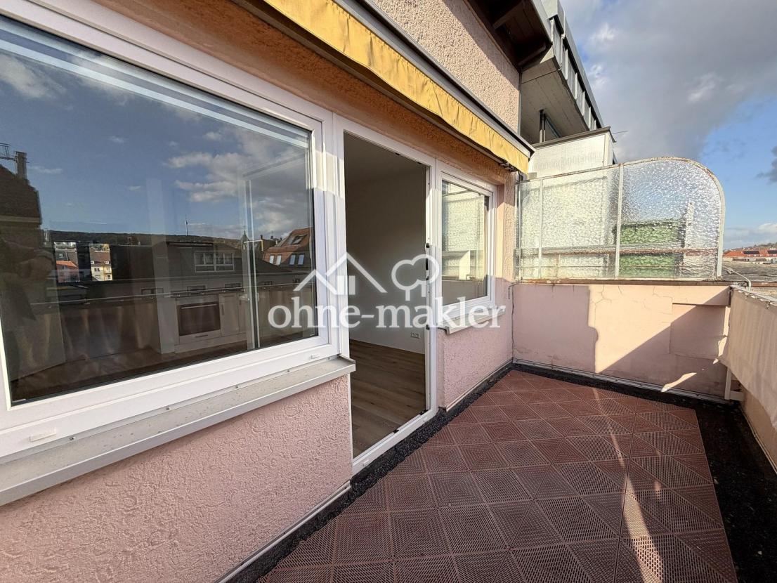 Dachterrasse mit Markise