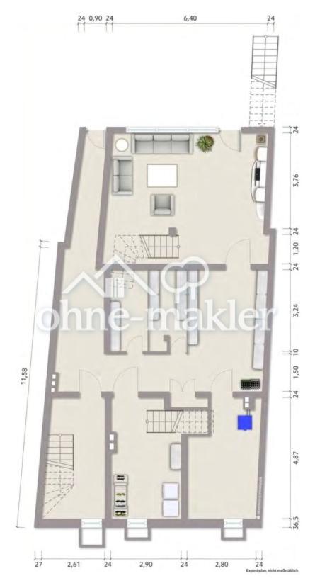 Grundriss Keller/Gartenebene